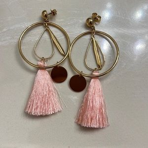 J.Crew tassel statement earrings